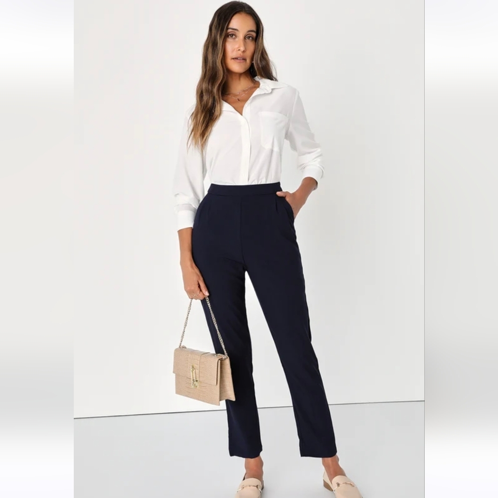 Lulus Kick-It High Waisted Trouser Medium